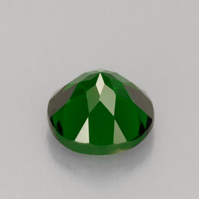 1.56캐럿 천연 그린 크롬 디옵사이드, 라운드 컷, 7.08 mm, VS