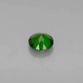 0.64캐럿 천연 그린 크롬 디옵사이드, 라운드 컷, 5.44 mm, VVS-VS