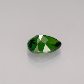 0.85캐럿 천연 그린 크롬 디옵사이드, 배 모양, 7×5 mm, VVS-VS