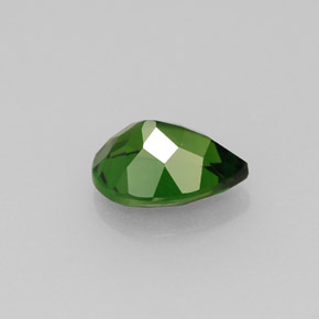 0.83캐럿 천연 그린 크롬 디옵사이드, 배 모양, 7.1×5 mm, VVS