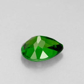 0.70캐럿 천연 그린 크롬 디옵사이드, 배 모양, 6.5×5 mm, VS