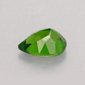 0.79캐럿 천연 그린 크롬 디옵사이드, 배 모양, 6.9×5 mm, VVS-VS