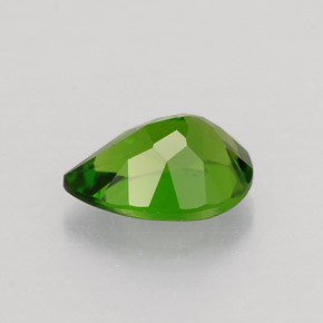0.80캐럿 천연 그린 크롬 디옵사이드, 배 모양, 7.1×5 mm, VVS-VS