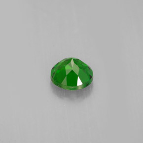 0.60캐럿 천연 그린 크롬 디옵사이드, 라운드 컷, 5.06 mm, VS