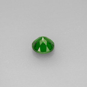 0.55캐럿 천연 그린 크롬 디옵사이드, 라운드 컷, 5.02 mm, VVS-VS