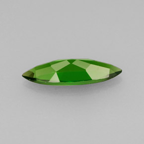 0.92캐럿 천연 그린 크롬 디옵사이드, 마퀴즈, 11.8×4.1 mm, VVS-VS