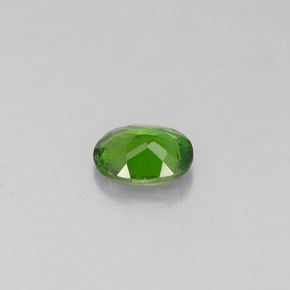 0.28캐럿 천연 그린 크롬 디옵사이드, 타원형 컷, 4.7×3.8 mm, VS