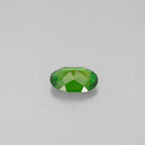 0.23캐럿 천연 그린 크롬 디옵사이드, 타원형 컷, 4.7×3.7 mm, VS