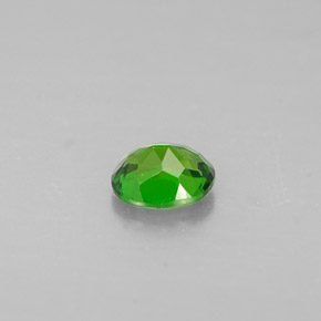 0.29캐럿 천연 그린 크롬 디옵사이드, 타원형 컷, 4.5×3.6 mm, VS