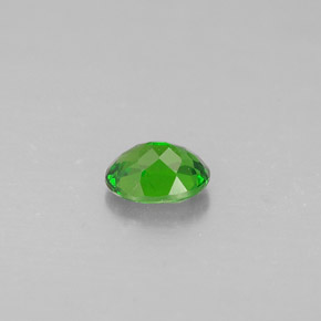 0.28캐럿 천연 그린 크롬 디옵사이드, 타원형 컷, 4.6×3.5 mm, VS