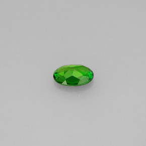 0.33캐럿 천연 그린 크롬 디옵사이드, 타원형 컷, 5.3×4 mm, VS