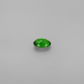 0.30캐럿 천연 그린 크롬 디옵사이드, 타원형 컷, 4.8×3.6 mm, VS