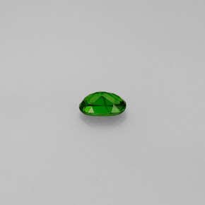 0.34캐럿 천연 그린 크롬 디옵사이드, 타원형 컷, 5.3×3.3 mm, VS-SI