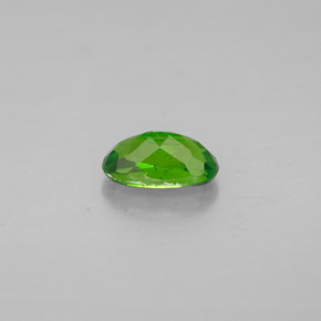 0.39캐럿 천연 그린 크롬 디옵사이드, 타원형 컷, 5.7×3.4 mm, VS