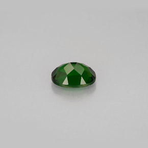 0.94캐럿 천연 그린 크롬 디옵사이드, 타원형 컷, 7.1×5.1 mm, VS