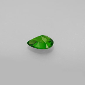 0.72캐럿 천연 그린 크롬 디옵사이드, 배 모양, 6.9×5 mm, VS-SI