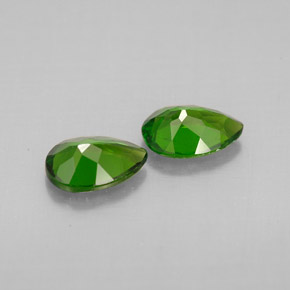캐럿 천연 녹색 크롬 디옵사이드 보석, 배 모양, VVS-VS