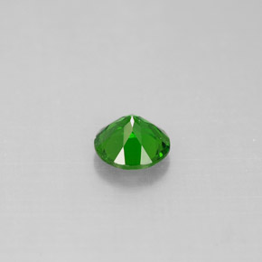 0.49캐럿 천연 그린 크롬 디옵사이드, 라운드 컷, 5.03 mm, VS