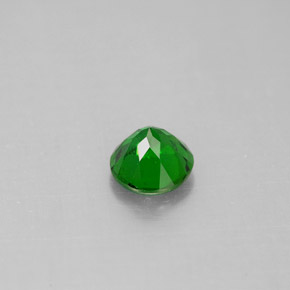 0.56캐럿 천연 그린 크롬 디옵사이드, 라운드 컷, 5.00 mm, VS