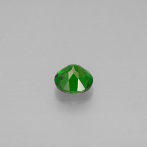 0.49캐럿 천연 그린 크롬 디옵사이드, 라운드 컷, 4.74 mm, VS