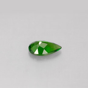 0.74캐럿 천연 그린 크롬 디옵사이드, 배 모양, 7.1×5 mm, VS