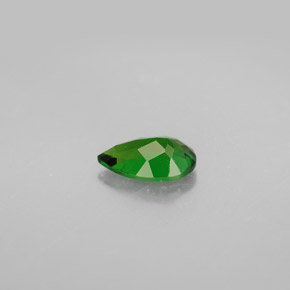 0.83캐럿 천연 그린 크롬 디옵사이드, 배 모양, 8×4.9 mm, VS