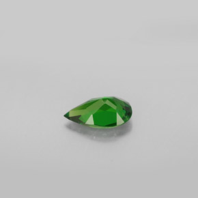 0.77캐럿 천연 그린 크롬 디옵사이드, 배 모양, 8×5 mm, VS