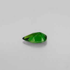 0.77캐럿 천연 그린 크롬 디옵사이드, 배 모양, 8.1×5 mm, VS