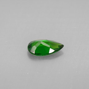 0.74캐럿 천연 그린 크롬 디옵사이드, 배 모양, 8.1×5 mm, VS
