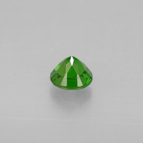 0.54캐럿 천연 그린 크롬 디옵사이드, 라운드 컷, 4.82 mm, VS
