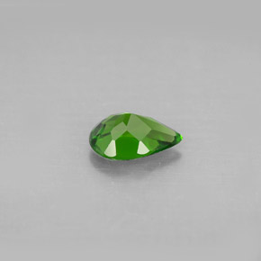 0.67캐럿 천연 그린 크롬 디옵사이드, 배 모양, 7.1×5 mm, VS