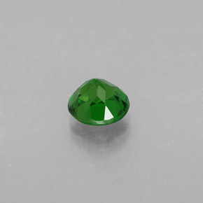 0.48캐럿 천연 그린 크롬 디옵사이드, 라운드 컷, 4.79 mm, VS