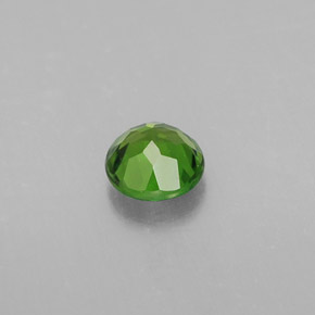0.49캐럿 천연 그린 크롬 디옵사이드, 라운드 컷, 4.88 mm, VS