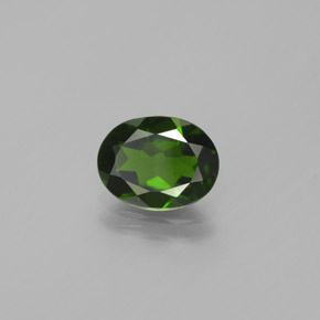 1.68캐럿 천연 그린 크롬 디옵사이드, 타원형 컷, 9×7 mm, VS
