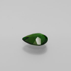0.89캐럿 천연 그린 크롬 디옵사이드, 배 모양, 7.8×6 mm, VVS-VS