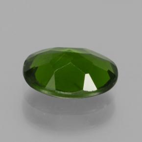 1.19캐럿 천연 그린 크롬 디옵사이드, 타원형 컷, 8.1×6 mm, VS