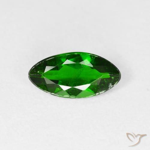 1.00ct 자연스러운 밝은 포레스트 그린 크롬 디옵사이드, 보석, SI