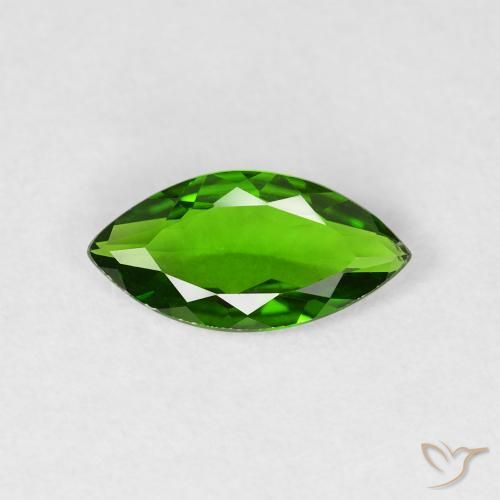 0.85ct 자연스러운 밝은 포레스트 그린 크롬 디옵사이드, 보석, VVS-VS