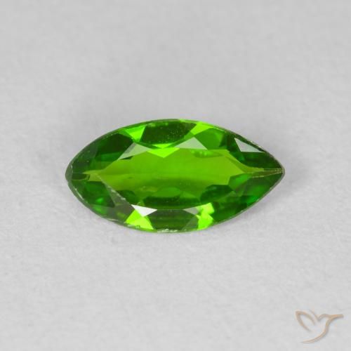 0.74ct 자연스러운 Medium Dark-Green 크롬 디옵사이드, 보석, VS