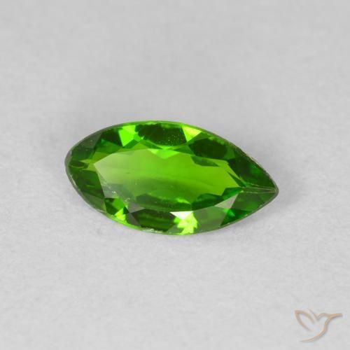 0.74캐럿 천연 Medium Dark-Green 크롬 디옵사이드, 보석, VS