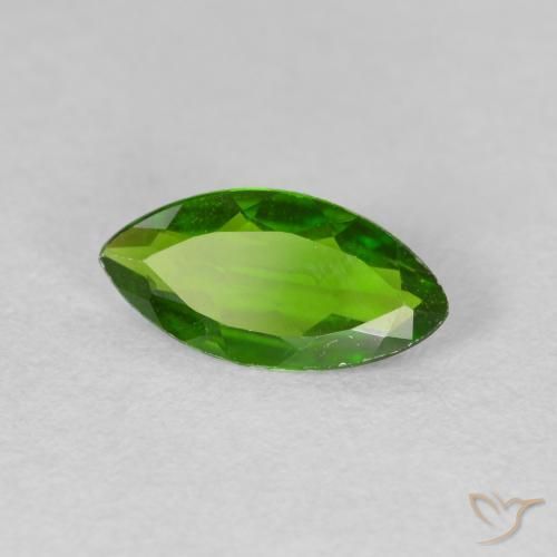 0.85캐럿 천연 Medium Dark-Green 크롬 디옵사이드, 보석, VS