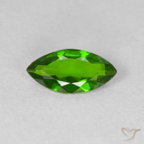 0.89ct 자연스러운 Medium Dark-Green 크롬 디옵사이드, 보석, VS
