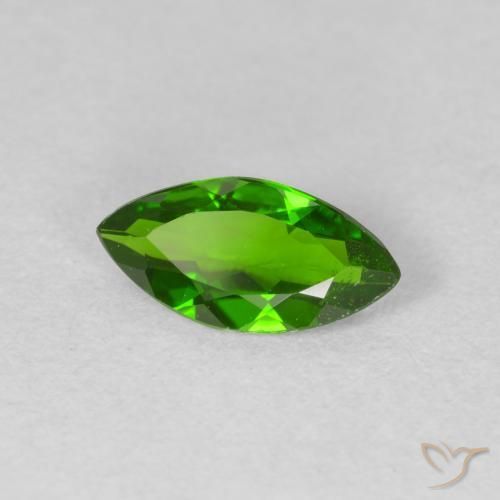 0.89캐럿 천연 Medium Dark-Green 크롬 디옵사이드, 보석, VS