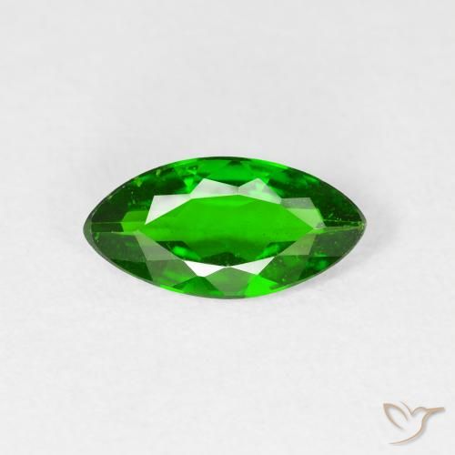 0.91ct 자연스러운 짙은 녹색 크롬 디옵사이드, 보석, VS-SI