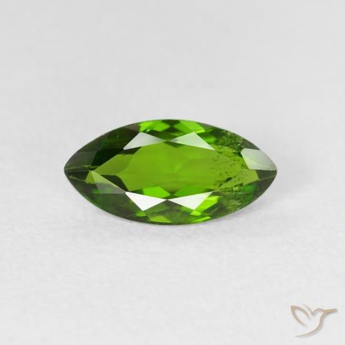 1.18ct 자연스러운 Medium Dark-Green 크롬 디옵사이드, 보석, VS-SI