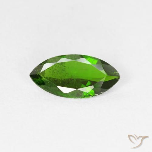 0.89ct 자연스러운 짙은 녹색 크롬 디옵사이드, 보석, VS-SI