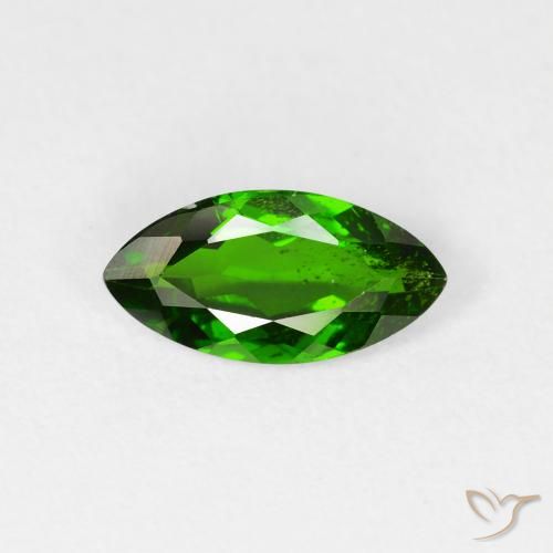 1.12ct 자연스러운 짙은 녹색 크롬 디옵사이드, 보석, VS-SI
