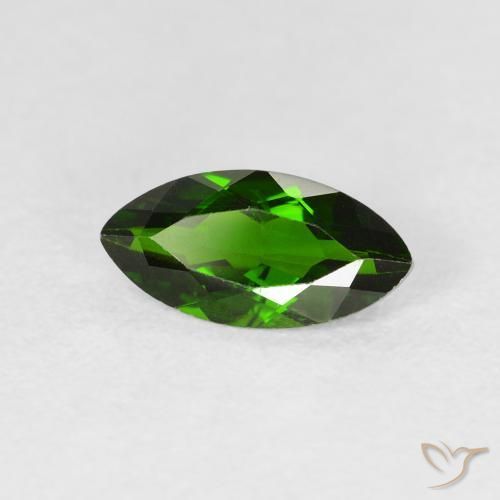 1.14캐럿 천연 Medium Dark-Green 크롬 디옵사이드, 보석, VS-SI