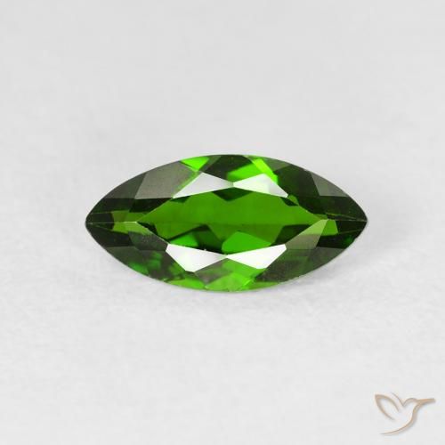 1.18ct 자연스러운 Medium Dark-Green 크롬 디옵사이드, 보석, VS-SI