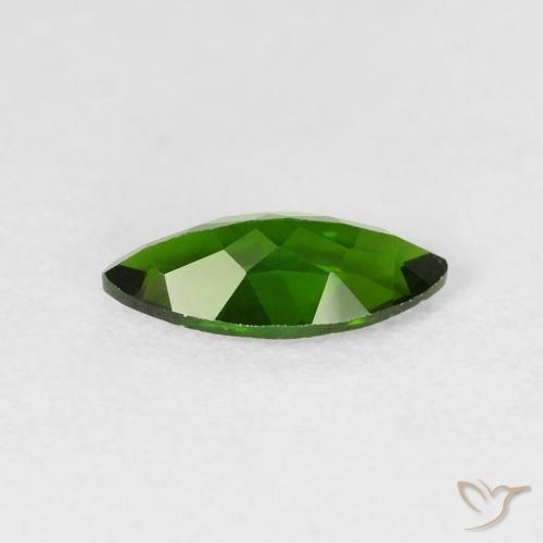 1.18캐럿 천연 Medium Dark-Green 크롬 디옵사이드, 보석, VS-SI
